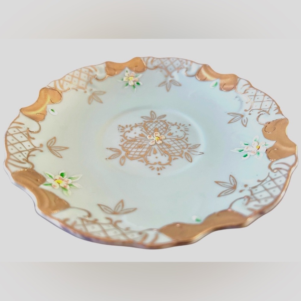 Ardalt Light Aqua Blue Porcelain Trinket Dish - Picture 2 of 5
